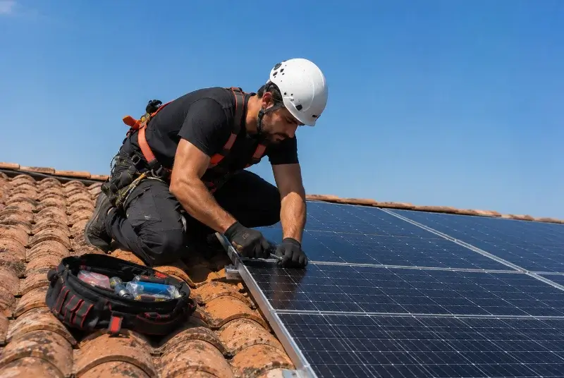 Maintenance et monitoring de panneaux solaires à Cavanac