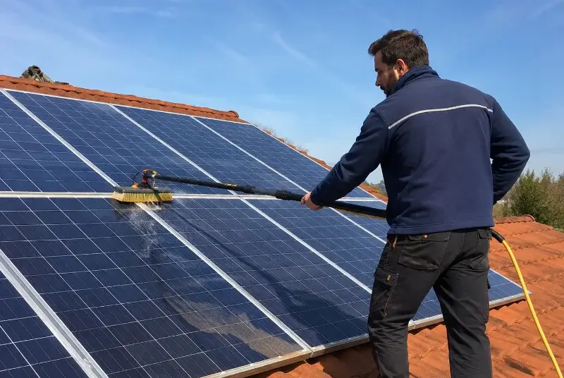 Nettoyage et entretien de panneaux solaires à Cavanac
